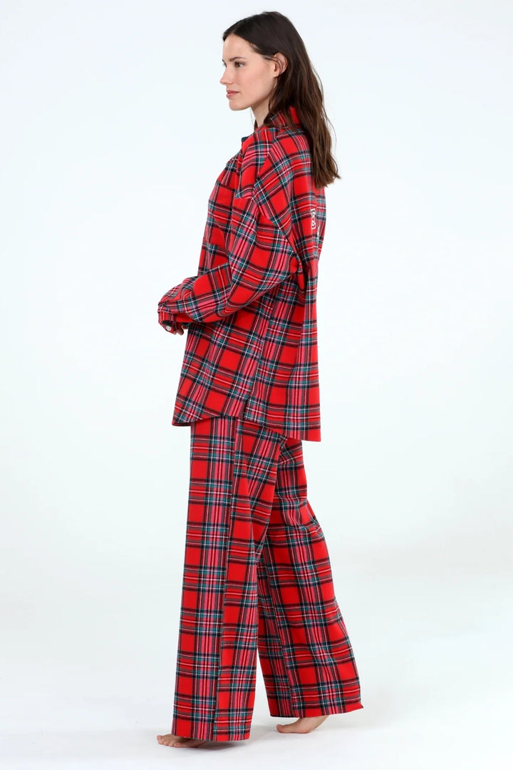 Love Song Plaid PJ Set