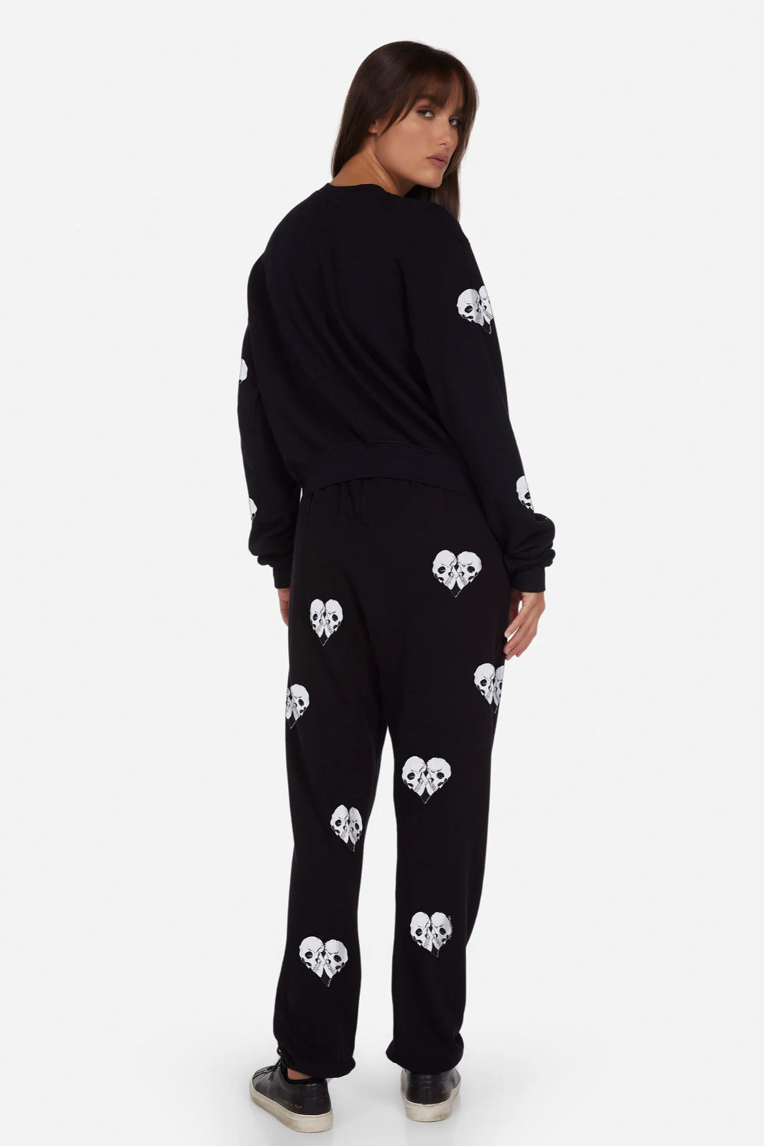 Spalding Skull Heart Sweat Shirt