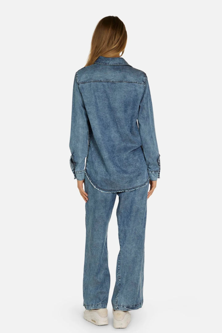 Mabel Wide Leg Denim Pant