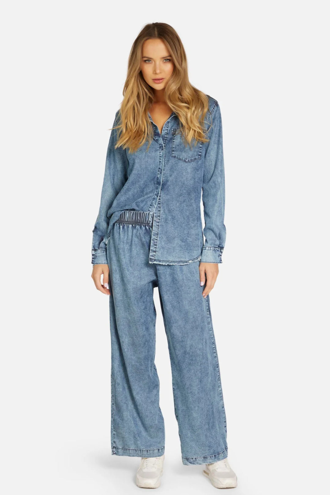 Mabel Wide Leg Denim Pant