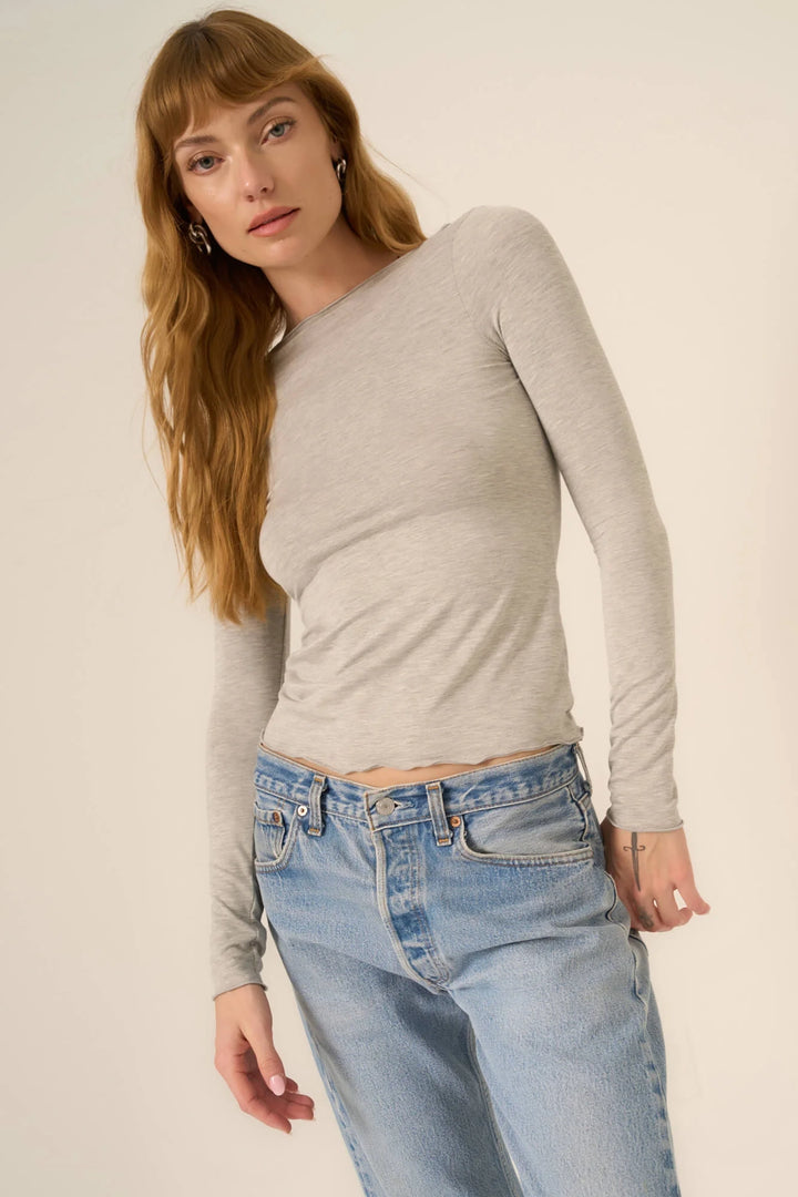 Vera Boat Neck Long Sleeve