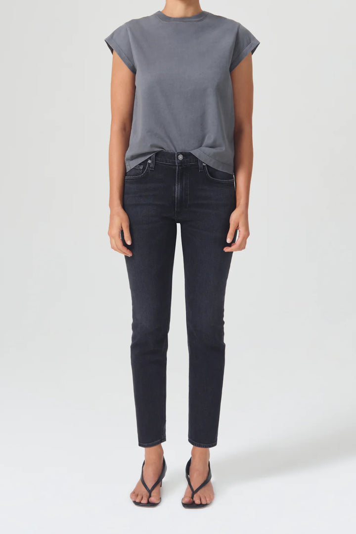 Willow Mid Rise Slim Crop