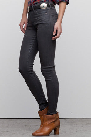 Leatherette Rocket High Rise Jean