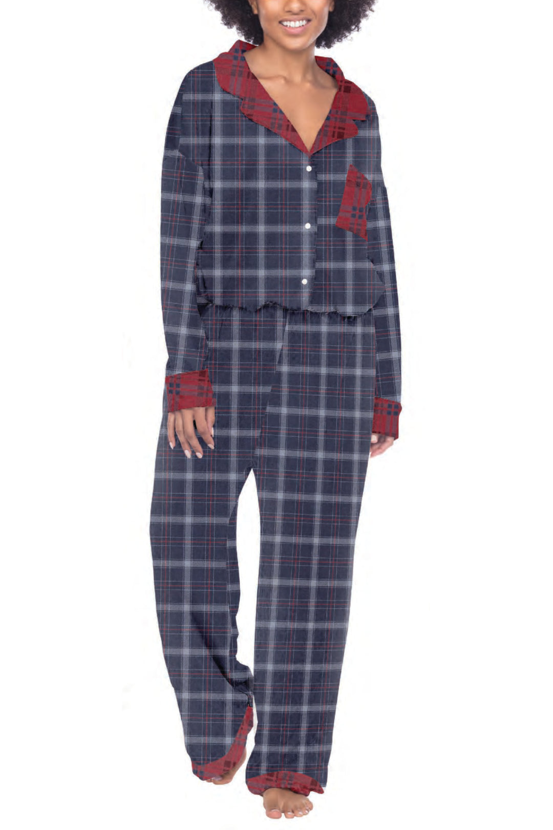 Tucked in Plaid Jumpsuit