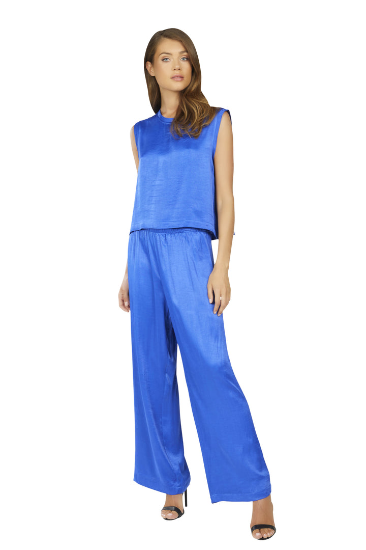 Theoden Satin Wide Leg Pant