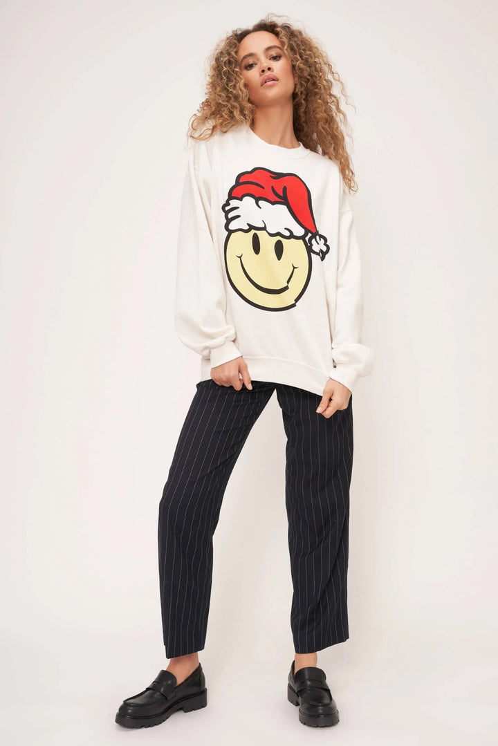 Santa Smiley Sweatshirt