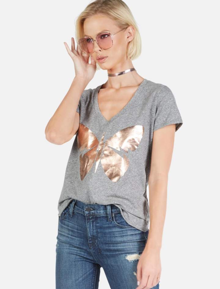 Emmalyn Butterfly Short Sleeve Tee